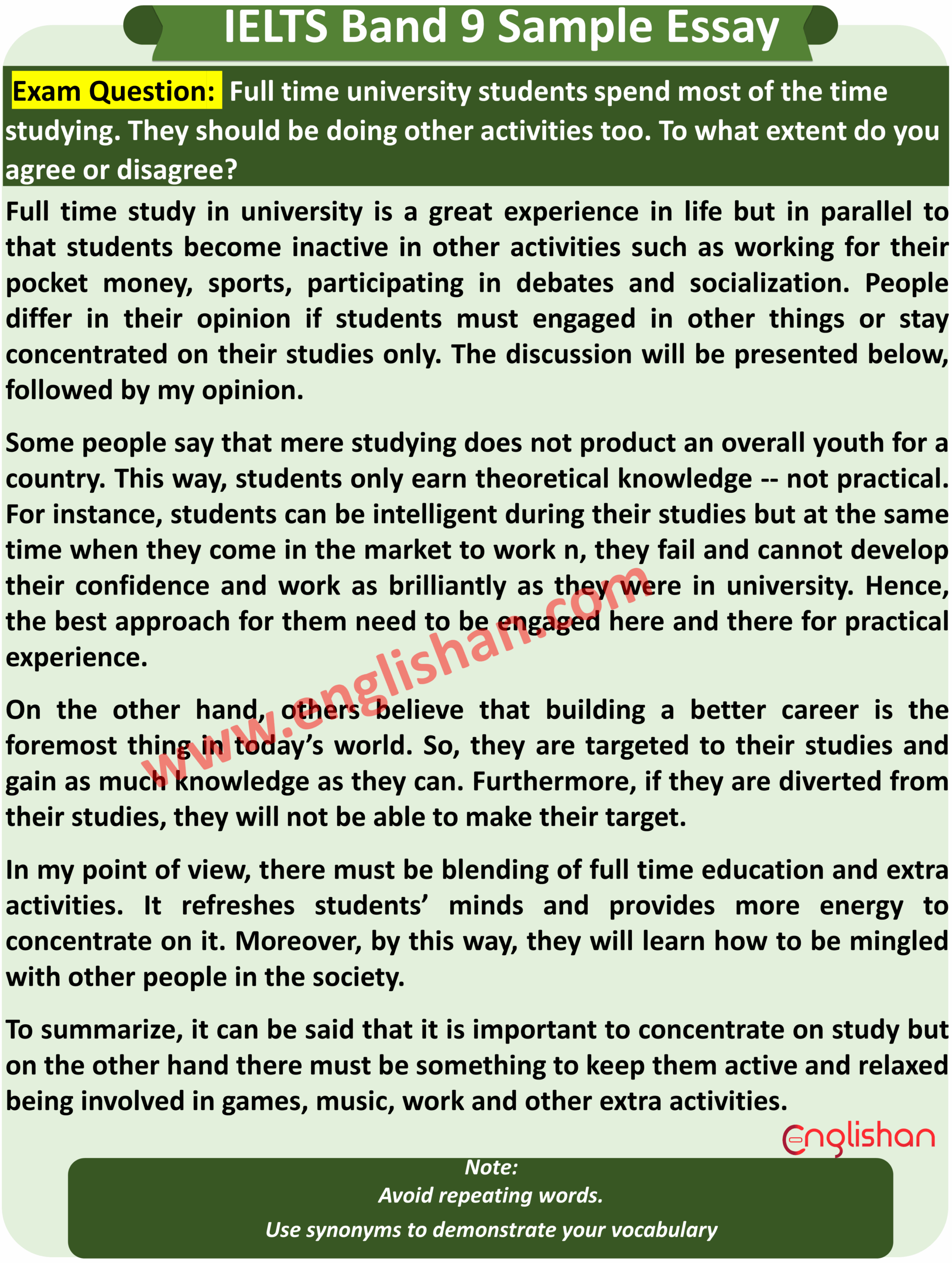 43 IELTS Sample Essays Ideas Sample Essay Ielts Essay