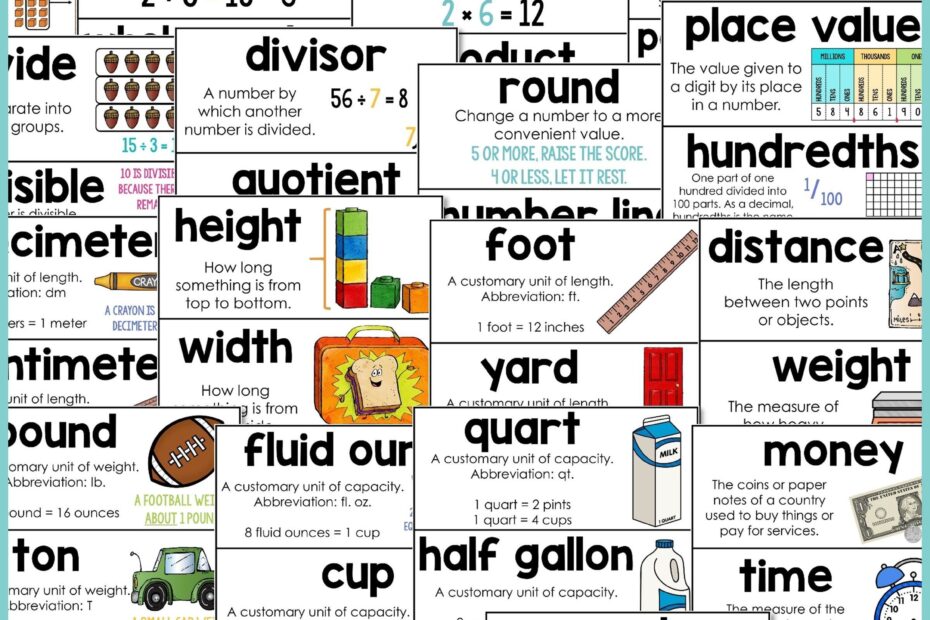4th Grade Vocabulary Word