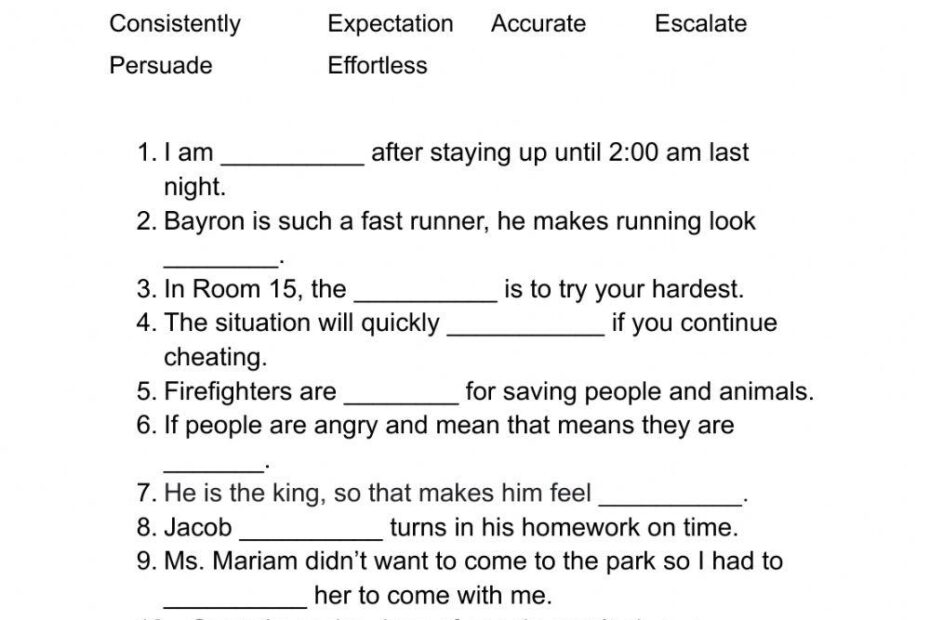 5th Grade Vocabulary Practice Worksheet Live Worksheets Worksheets Library
