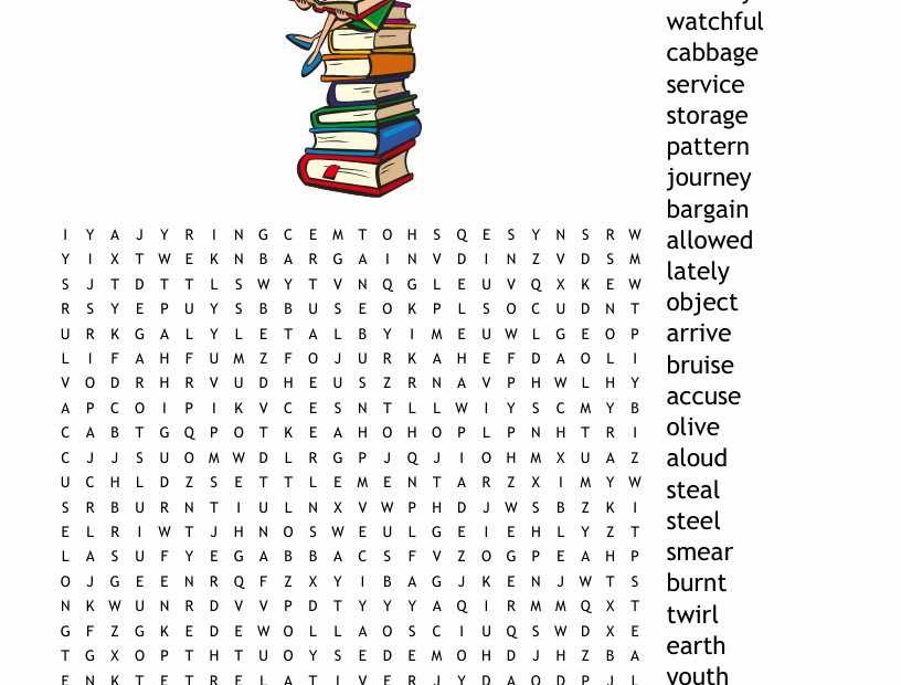 5th Grade Vocabulary Word Search WordMint