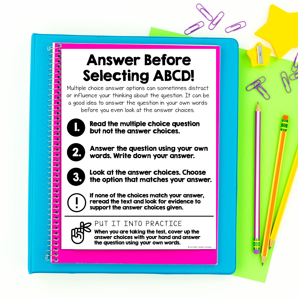 7 Test Taking Strategies For Elementary Students