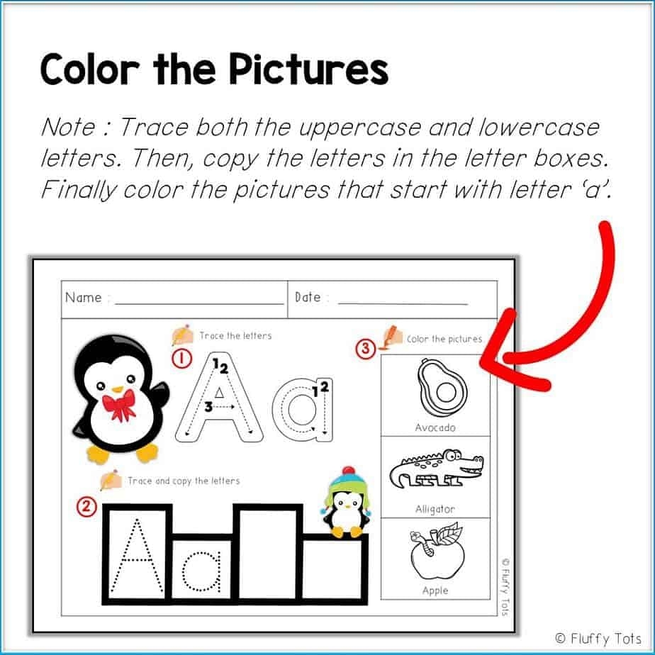 78 Pages Of Alphabet Tracing Worksheets With Fun Penguin Theme 