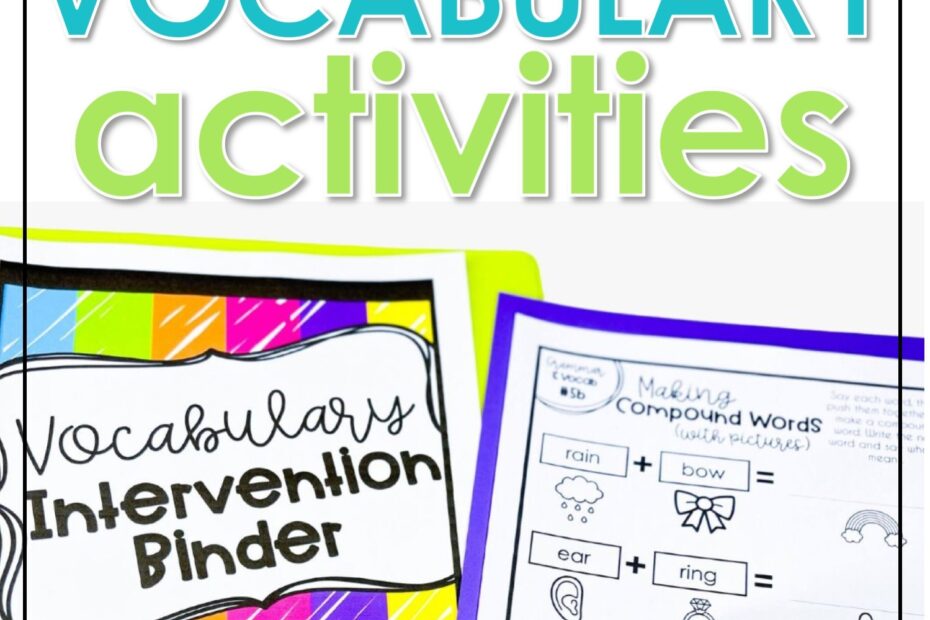 8 Great Vocabulary Activities And Games For Building Word