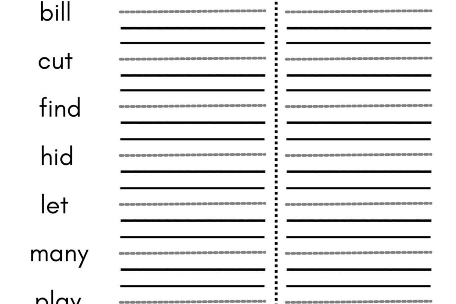 8 Printable First Grade Spelling Writing Worksheets Etsy