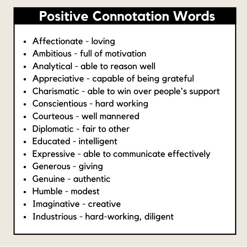 80 Positive And Negative Character Traits With Simple Definitions 