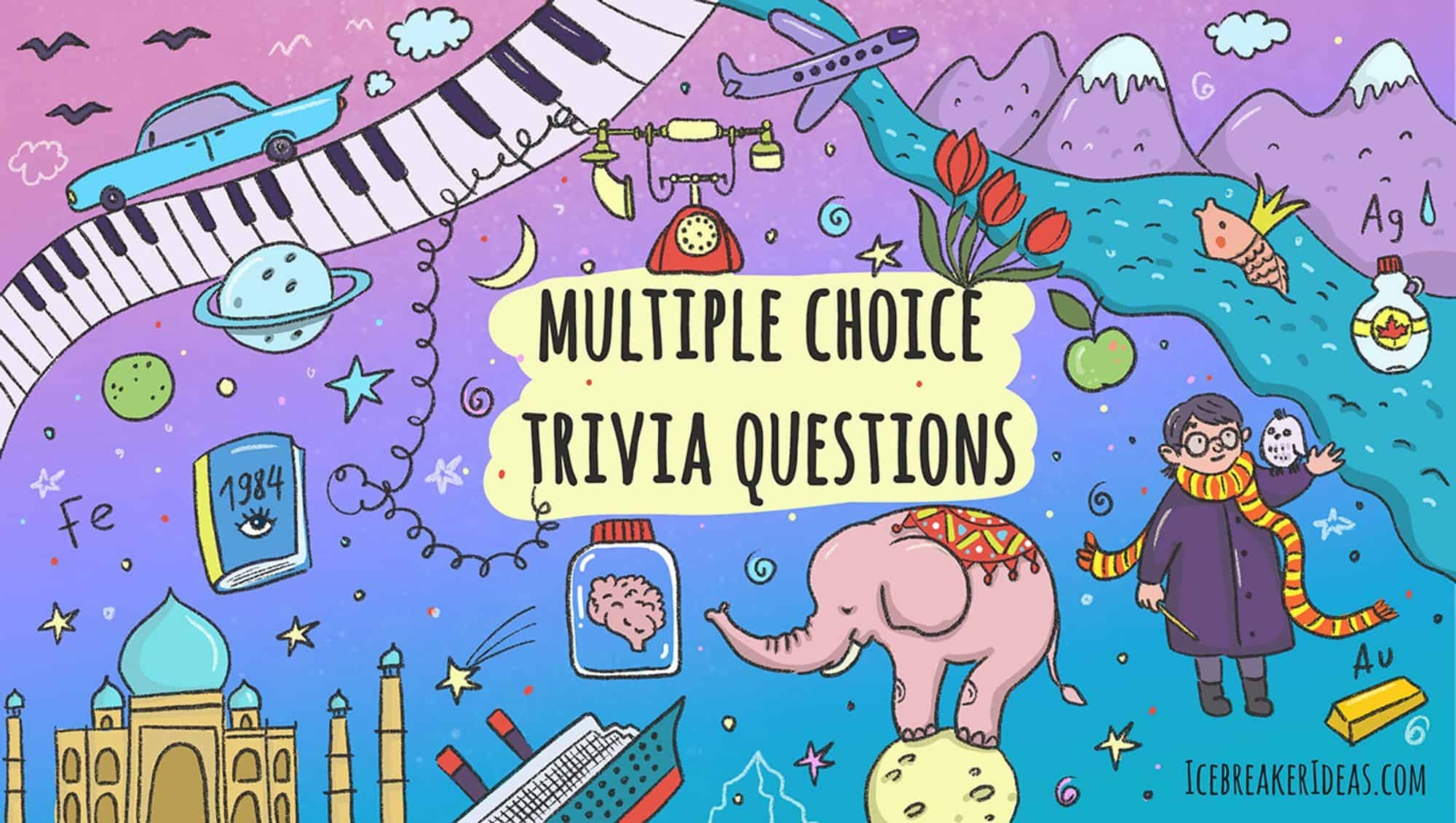 multiple trivia questions with answers