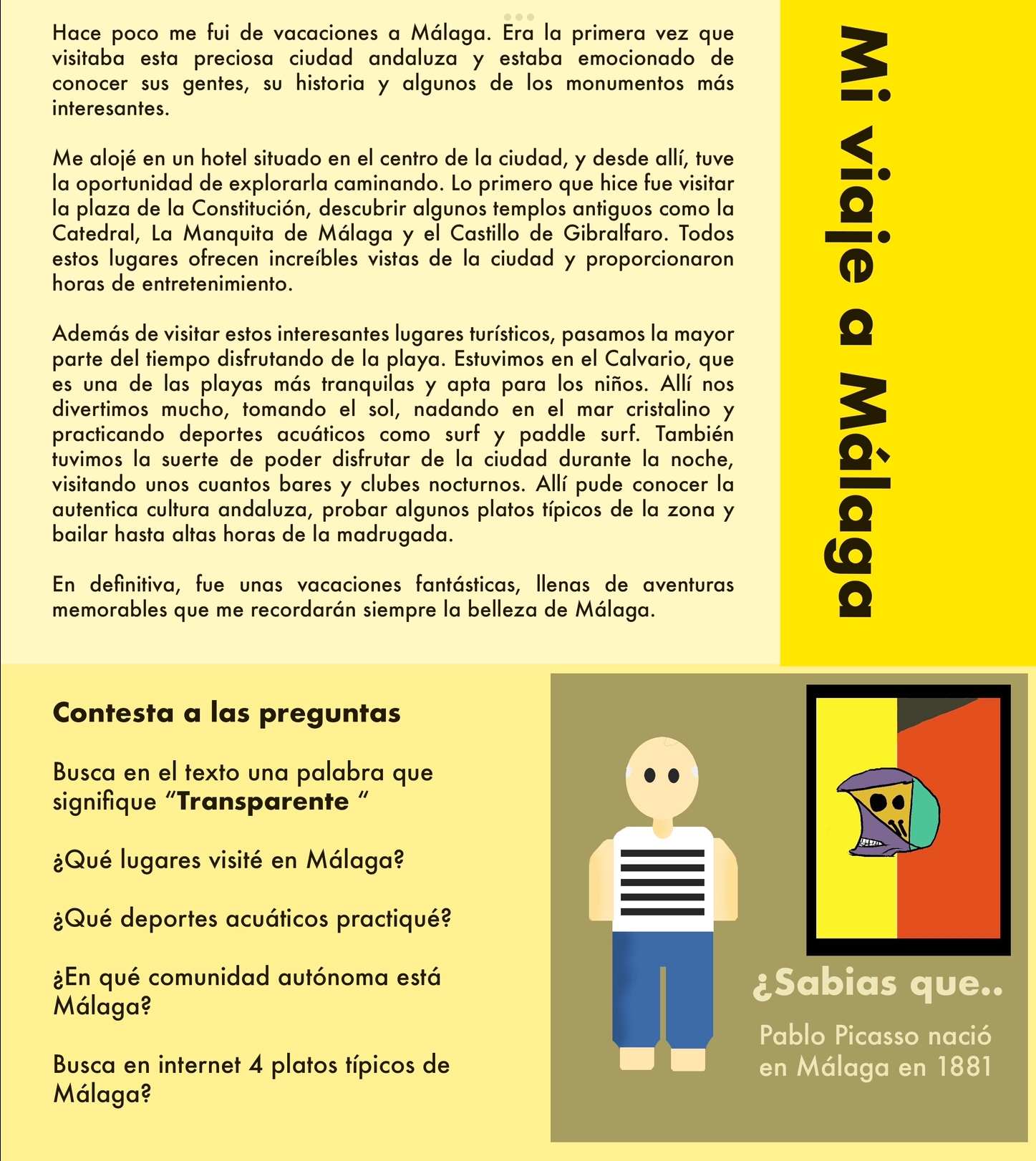 spanish reading comprehension