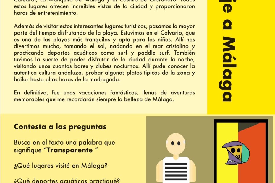 A2 Spanish Comprehension Worksheets Hablo Espa ol