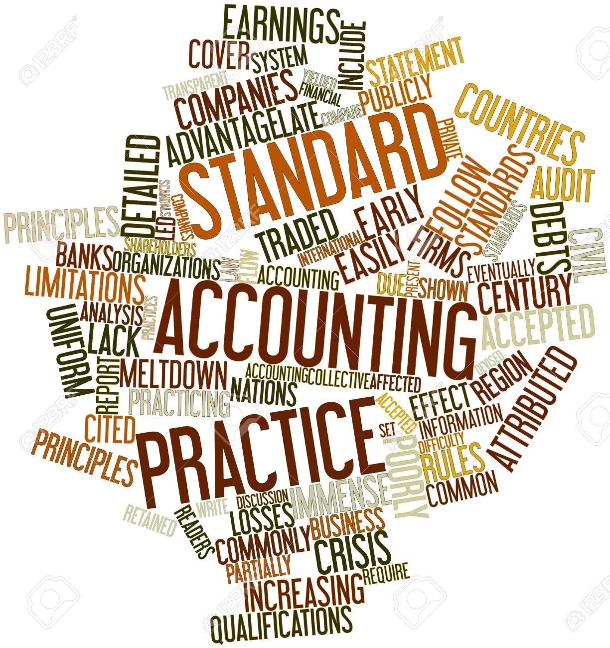 Abstract Word Cloud For Standard Accounting Practice With Related Tags And Terms Stock Photo Picture And Royalty Free Image Image 16499262 