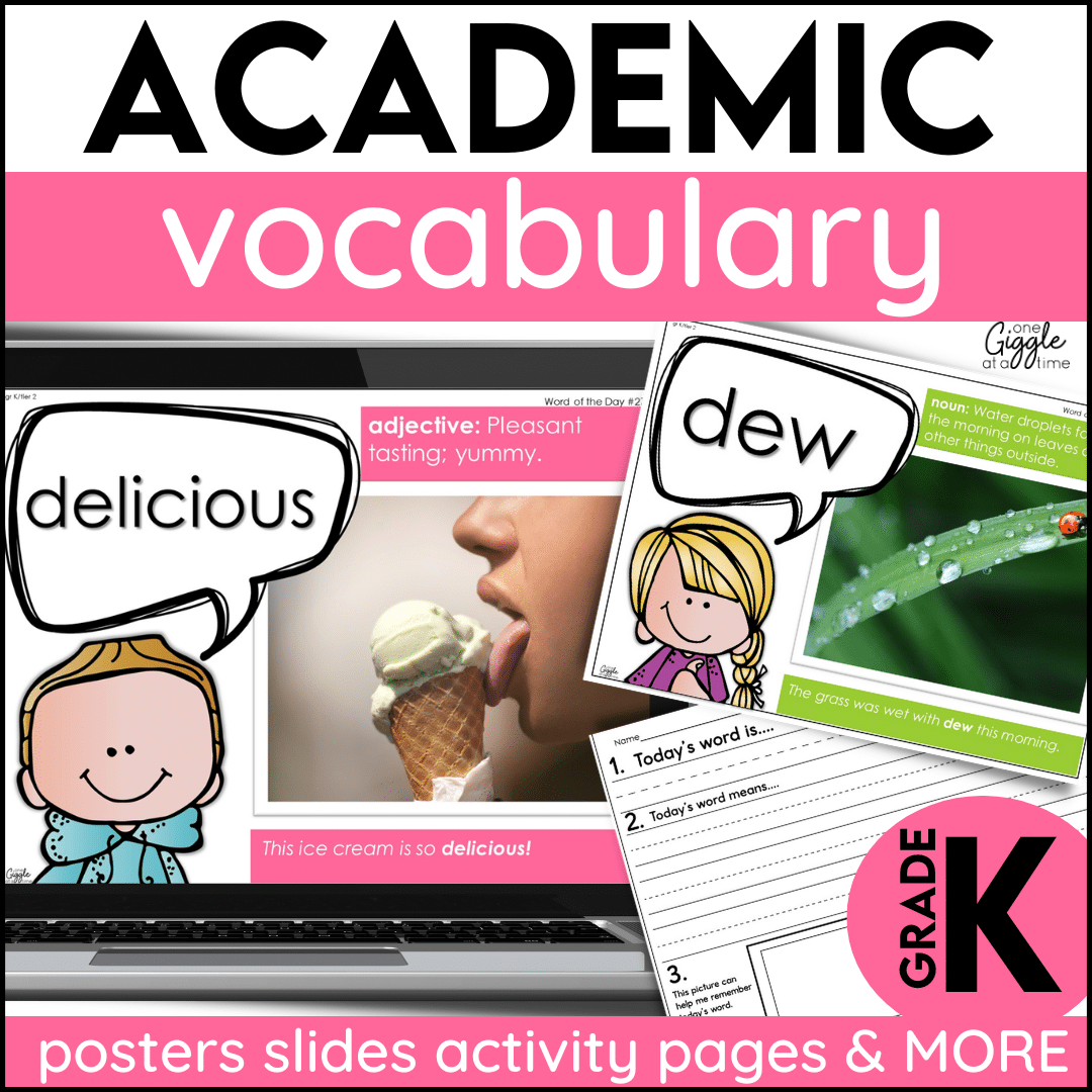 tier 2 words for kindergarten