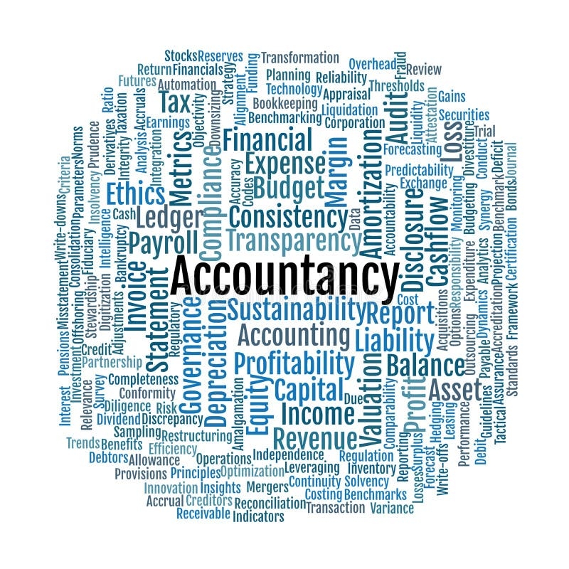 Accountancy Word Cloud Stock Illustration Illustration Of Background 334796710