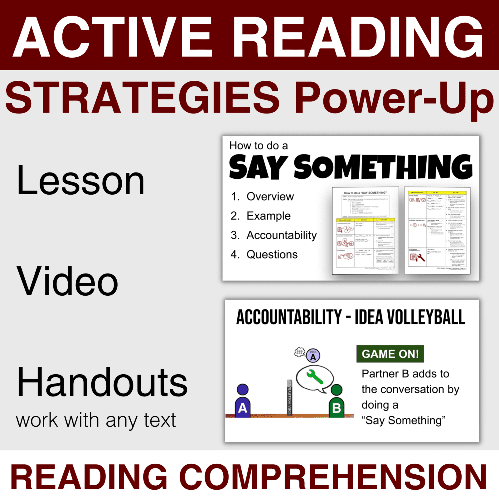 3 different reading strategies
