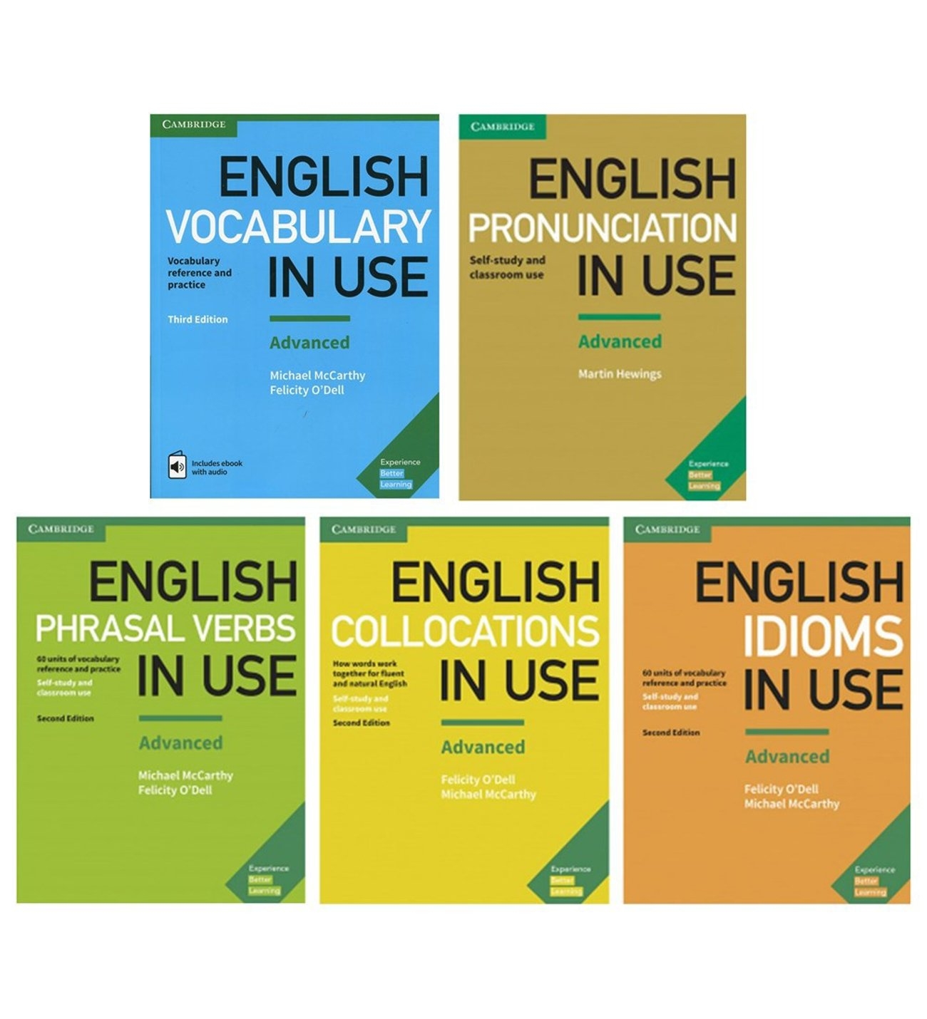 Advanced Cambridge English Vocabulary In Use Set Vocabulary Pronunciation Collocations Idioms Phrasal Verbs 