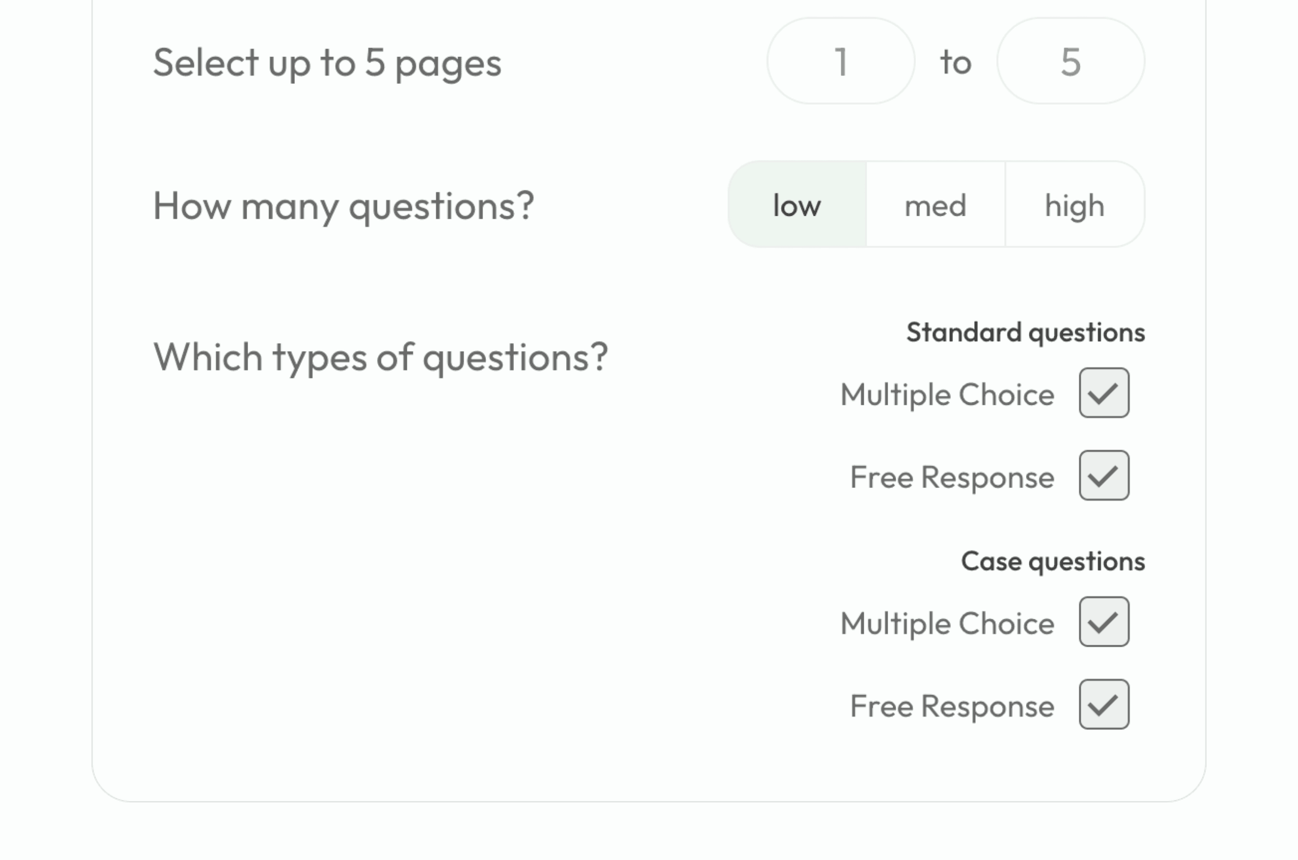 AI Multiple Choice Question Generator Create Quizzes Instantly Jungle
