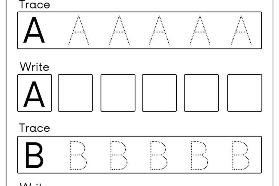 Alphabet Tracing And Writing Worksheets Made By Teachers