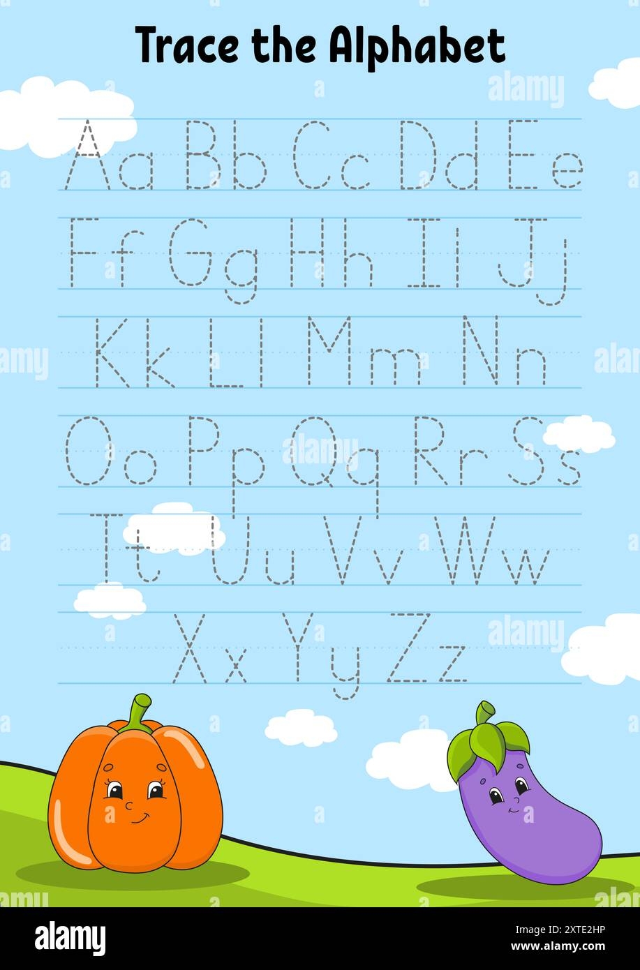 free printable letter tracer pages