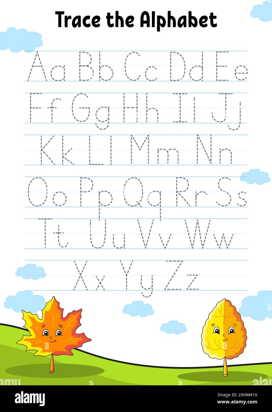 Alphabet Tracing Letters Hi res Stock Photography And Images Page 6 Alamy