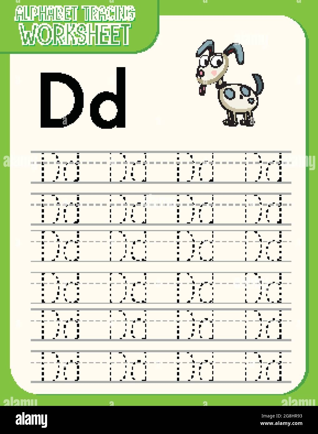 alphabet letter tracing