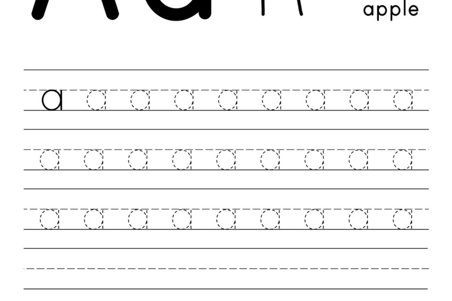 Alphabet Tracing Worksheets A Z Free Printable For Kids 123 Worksheets Library