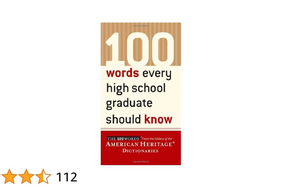 Amazon 100 Words Every High School Graduate Should Know 9780618374120 Editors Of The American Heritage Dictionaries Books