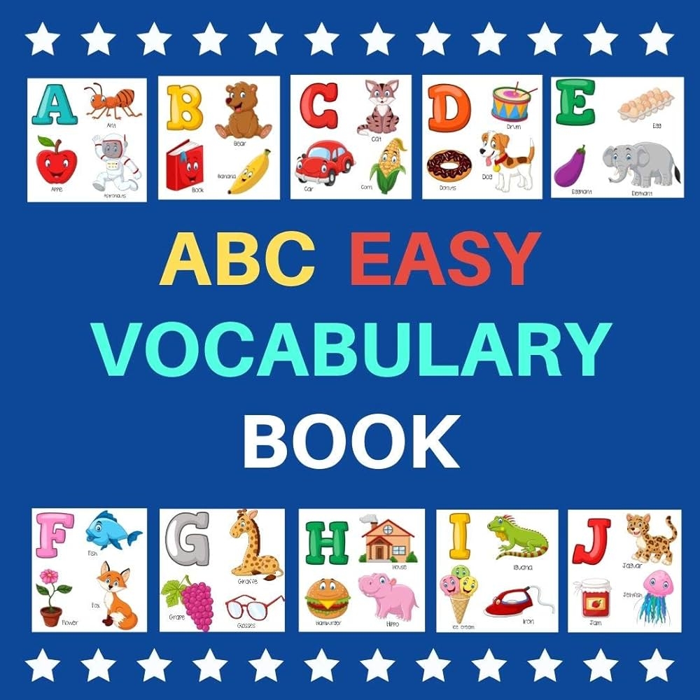 Amazon The ABC Easy Vocabulary Book The ABC Vocabulary Book For Age 2 5 To Learn The Easy English Vocabulary From A To Z Letter EBook Brandon Thomas Kindle Store