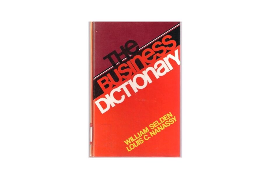 Amazon The Business Dictionary 9780130946805 Selden