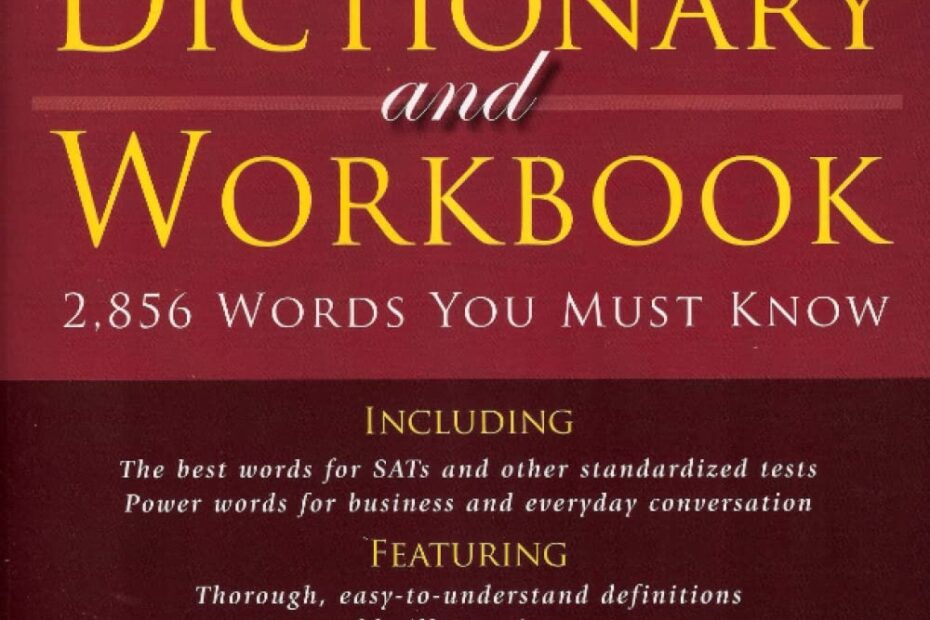 Amazon Vocabulary Dictionary And Workbook 2 856 Words You
