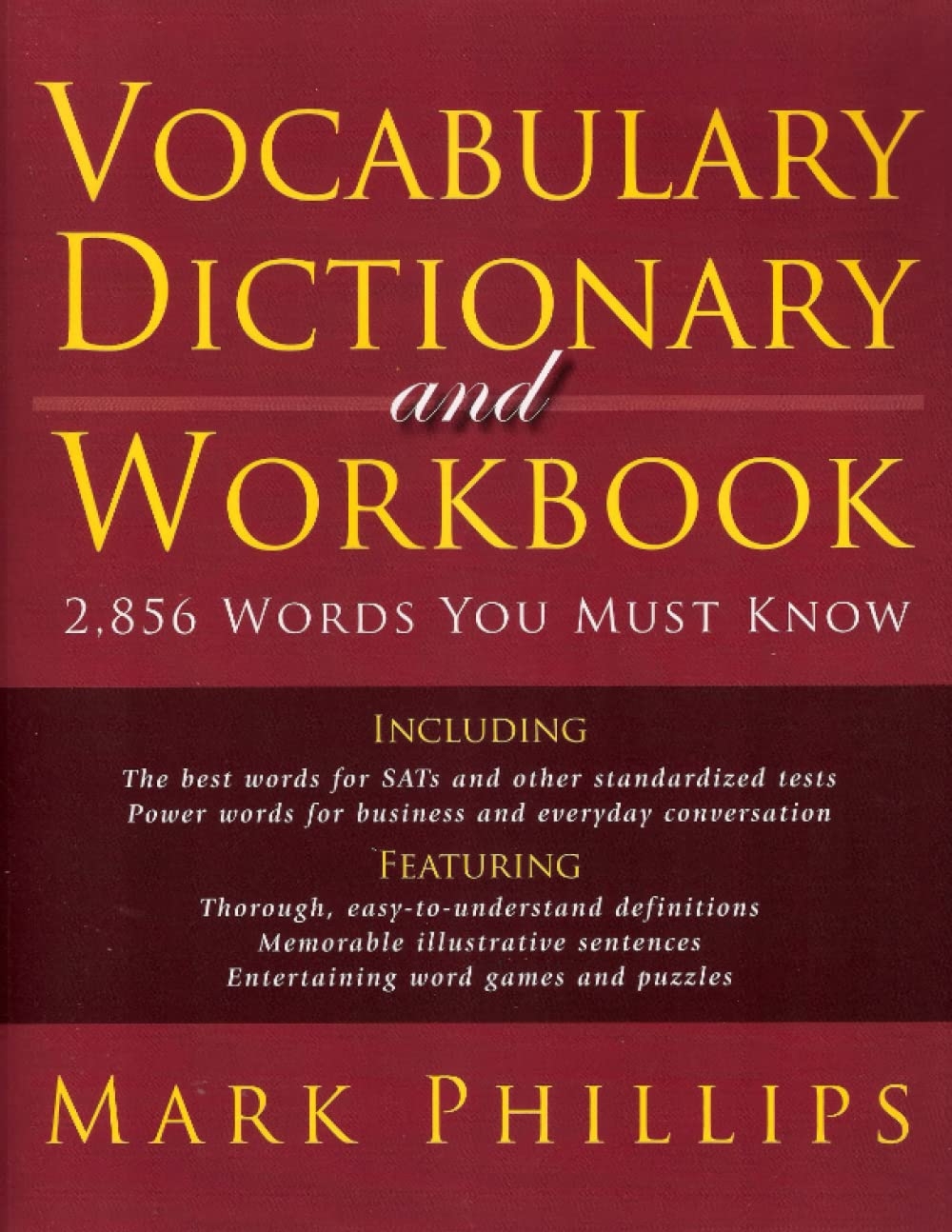 Amazon Vocabulary Dictionary And Workbook 2 856 Words You 