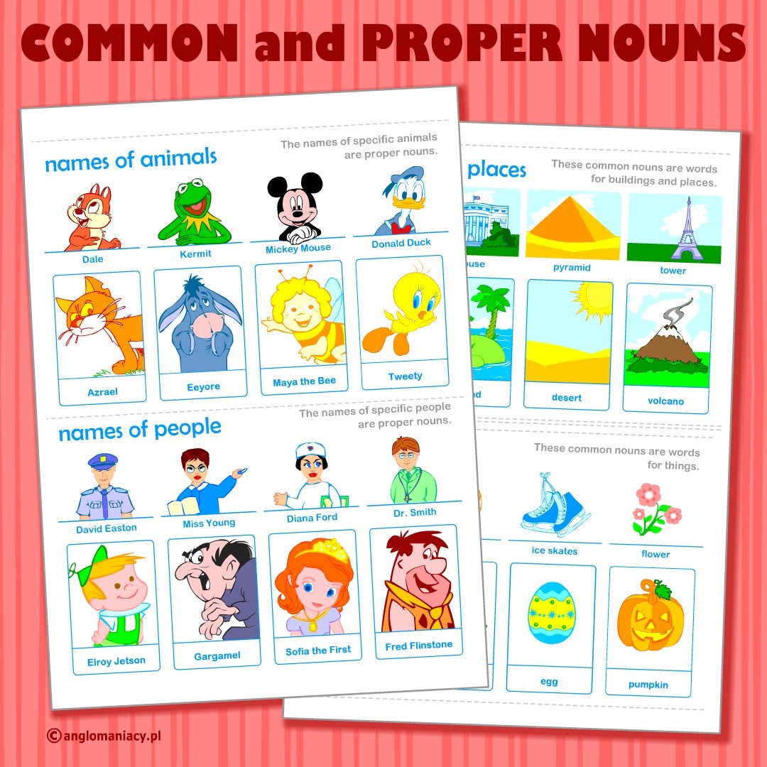 common and proper nouns pdf