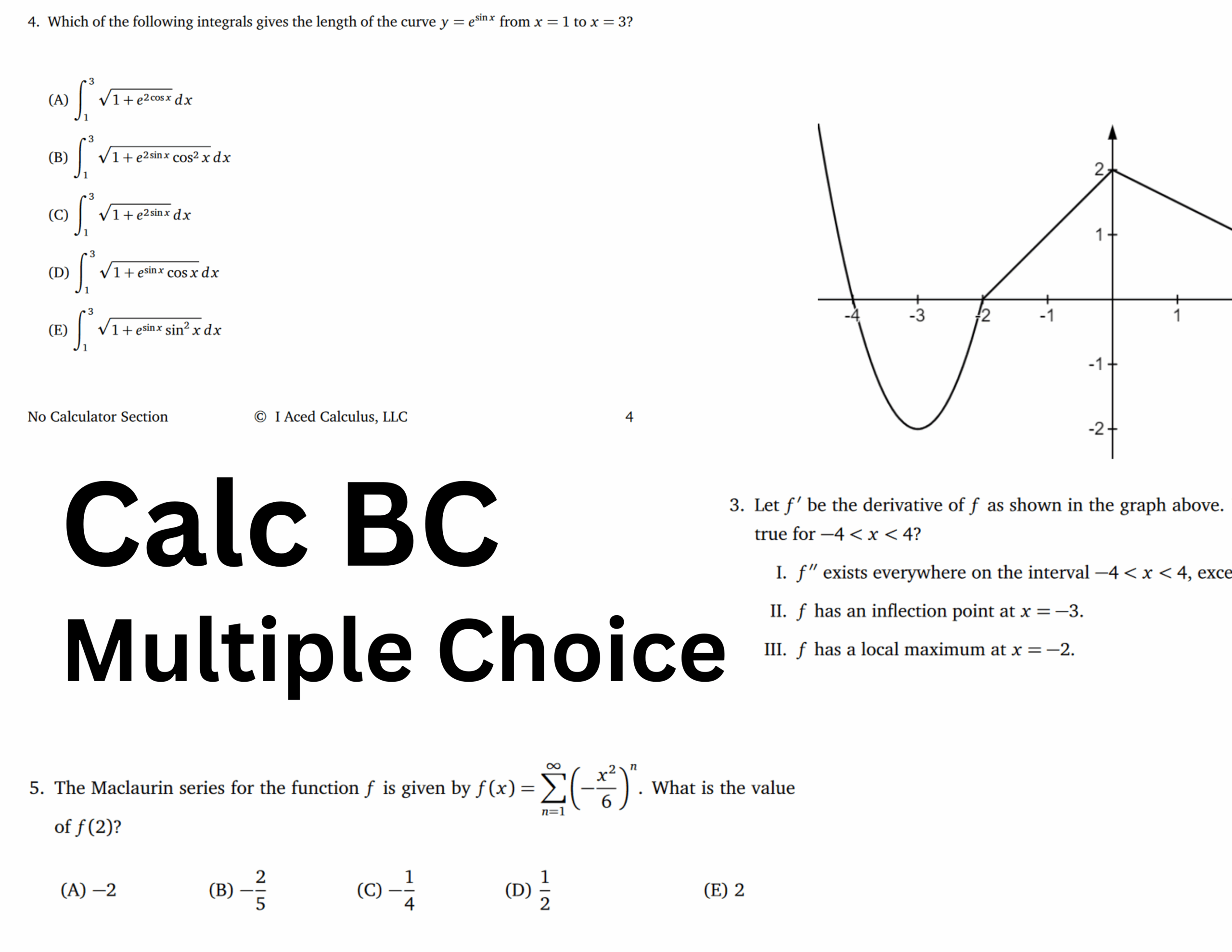 AP Calculus BC MCQ Iacedcalculus