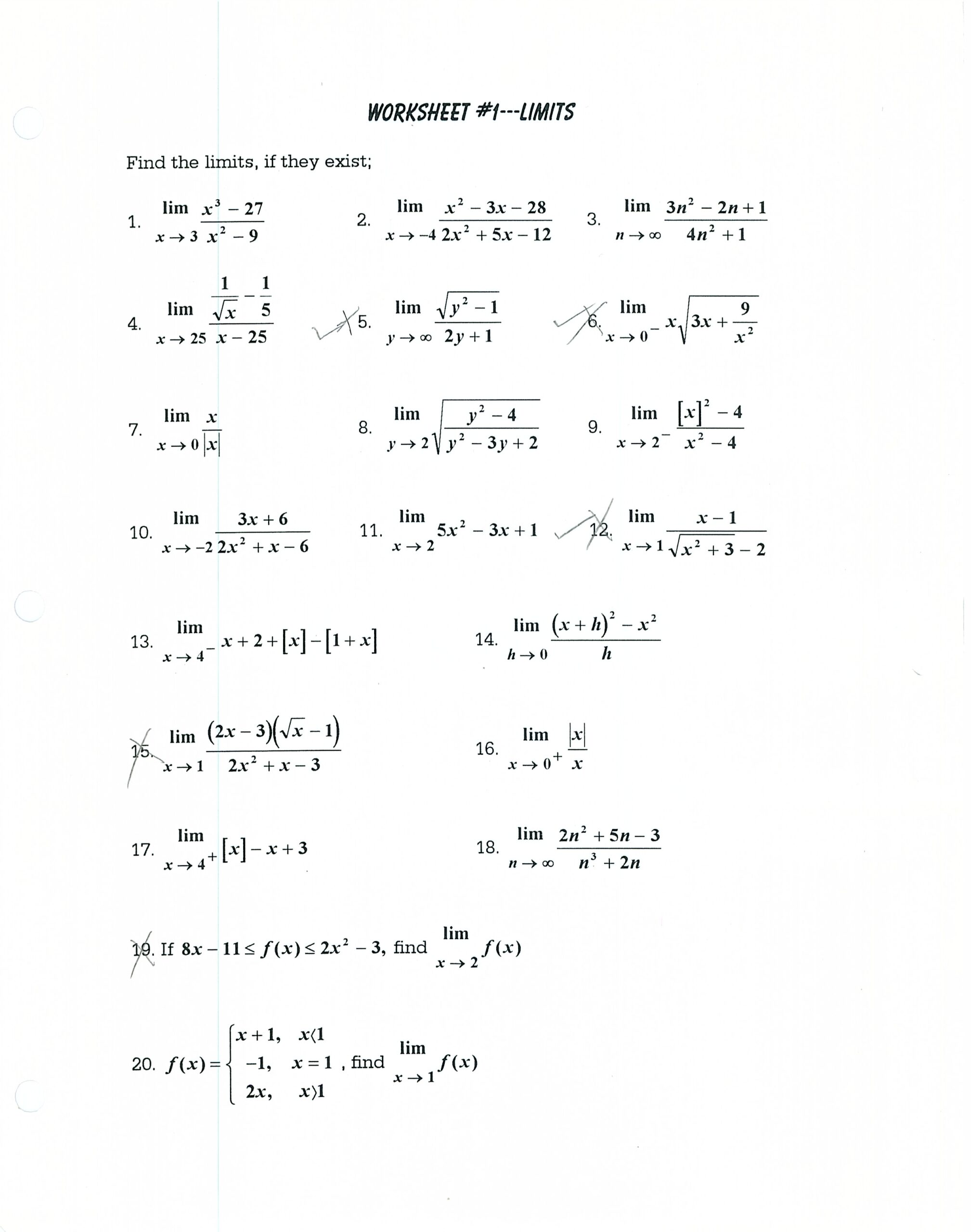 ap calculus practice questions pdf