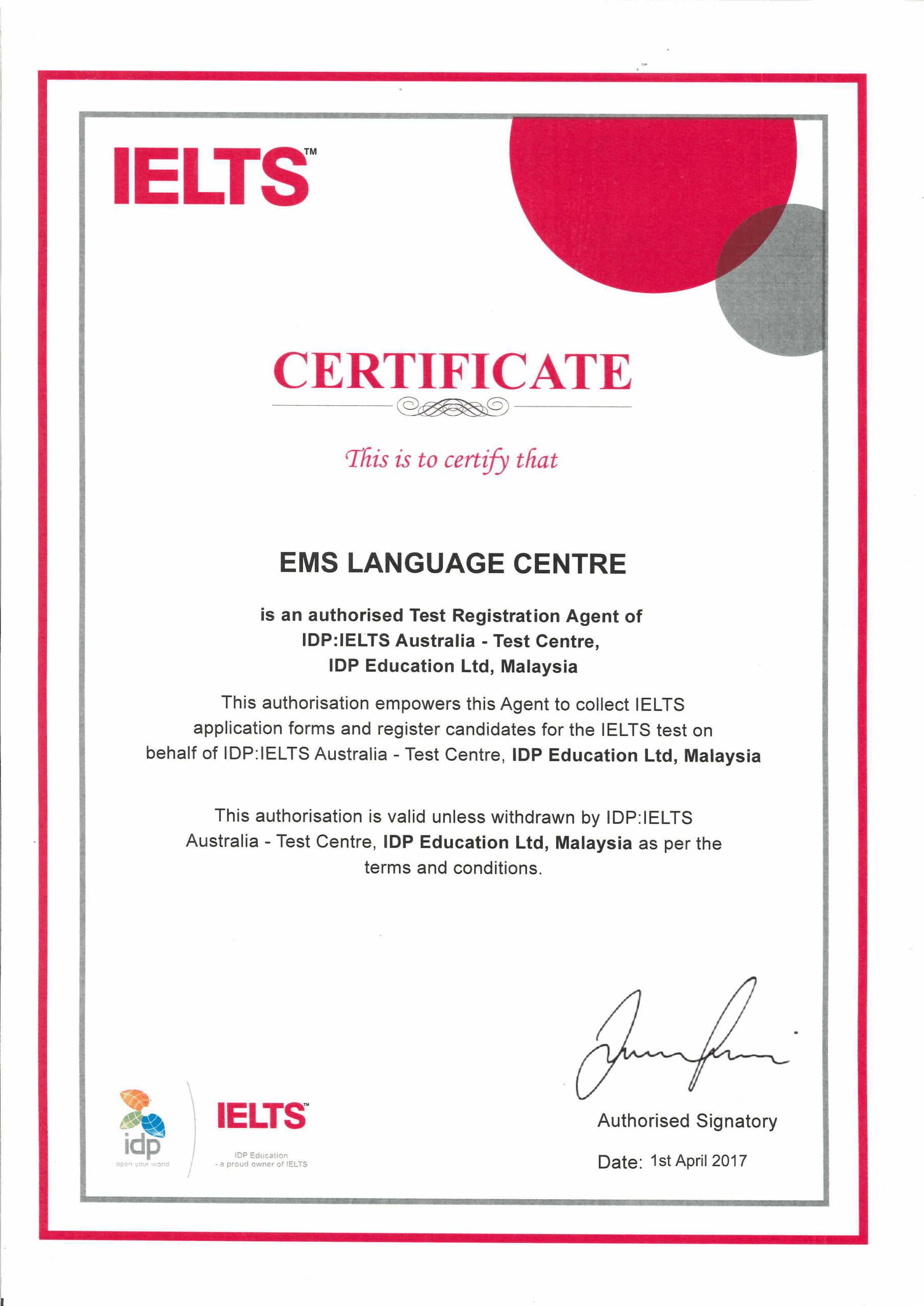 Awards U0026 Accreditations EMS Language Centre