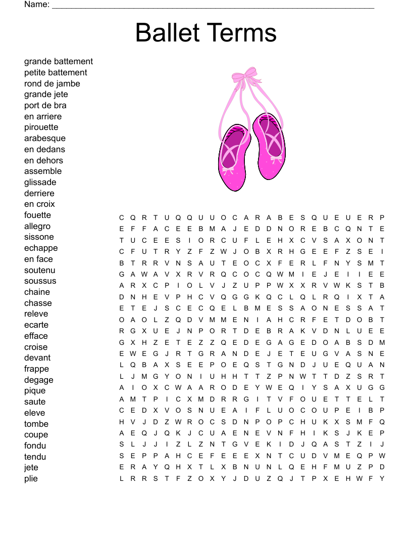 ballet terms and their meanings
