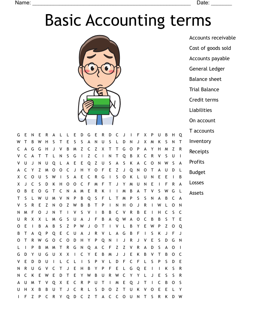 accounting vocabulary for beginners