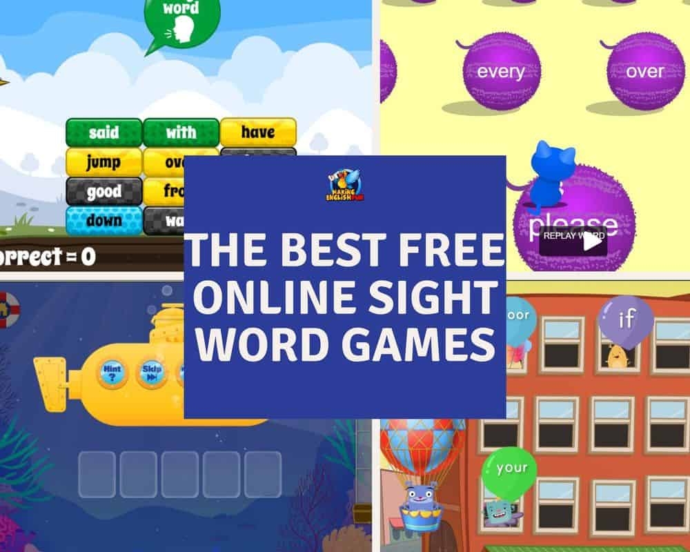 Best Free Online Sight Word GamesMaking English Fun