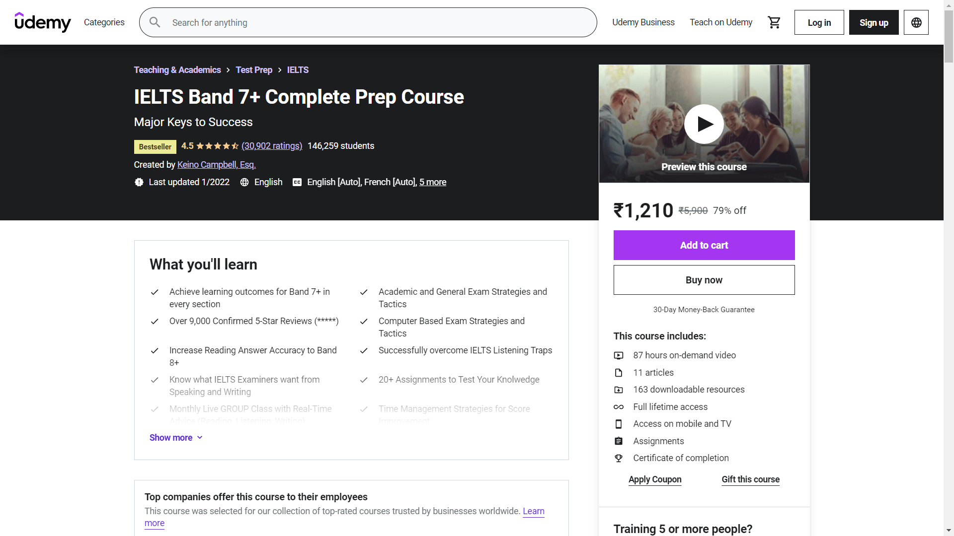 Best IELTS Online Coaching Class 2023 Test 