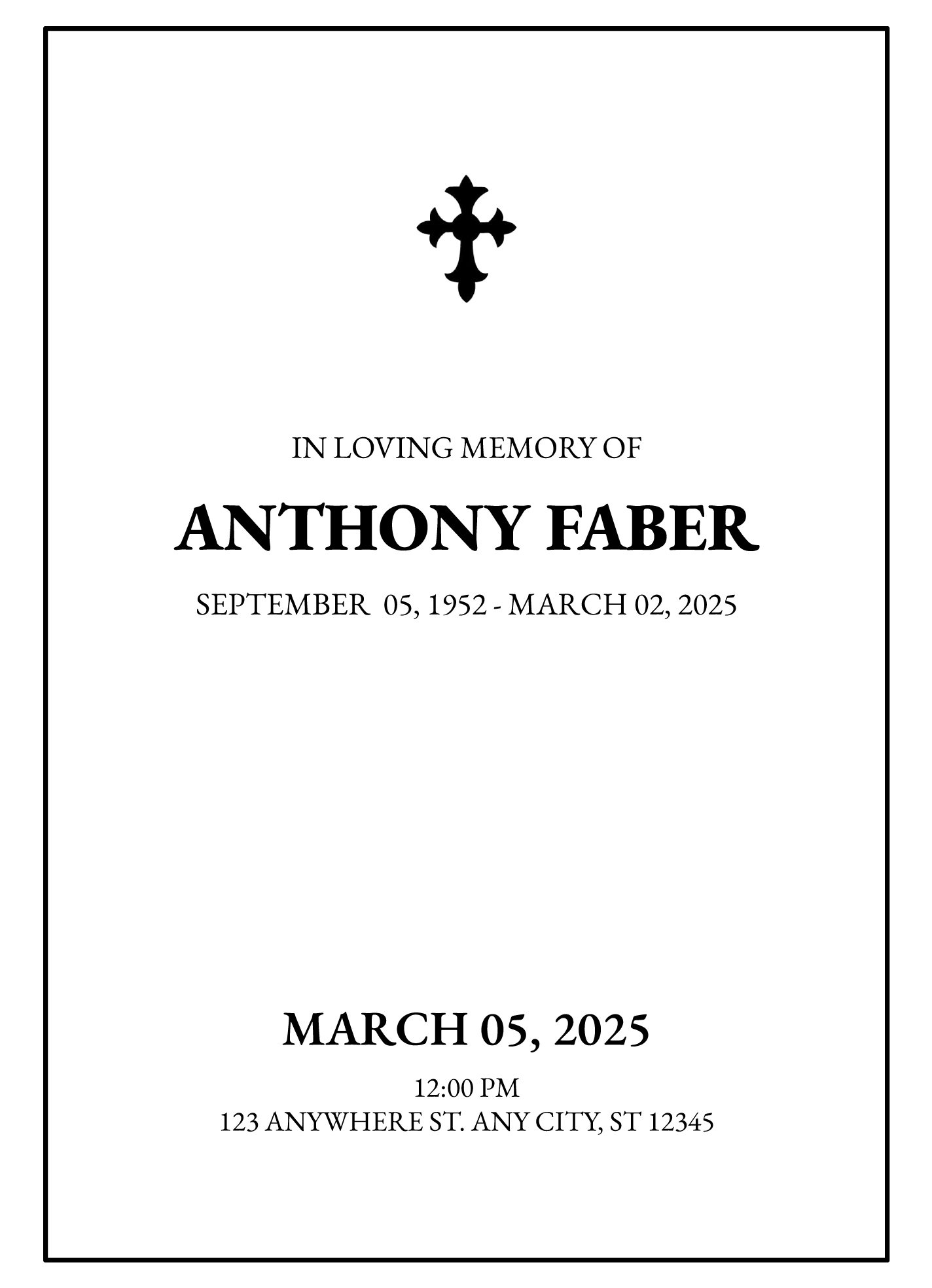 blank obituary form pdf