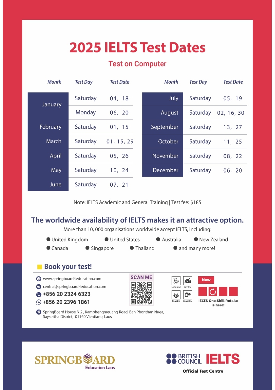 British Council IELTS Test SPRINGBOARDEDUCATION