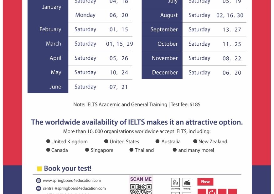 British Council IELTS Test SPRINGBOARDEDUCATION