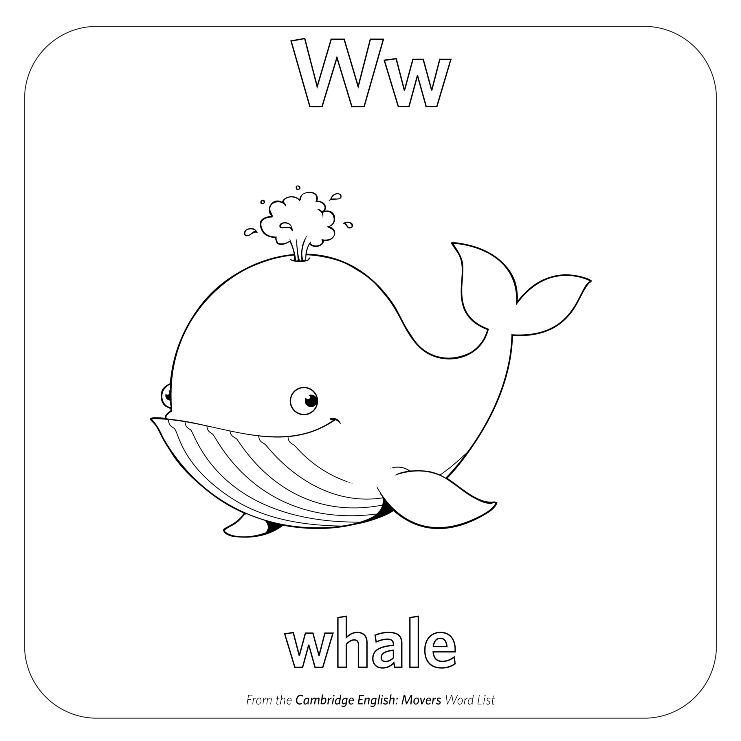 coloring pages for english learners