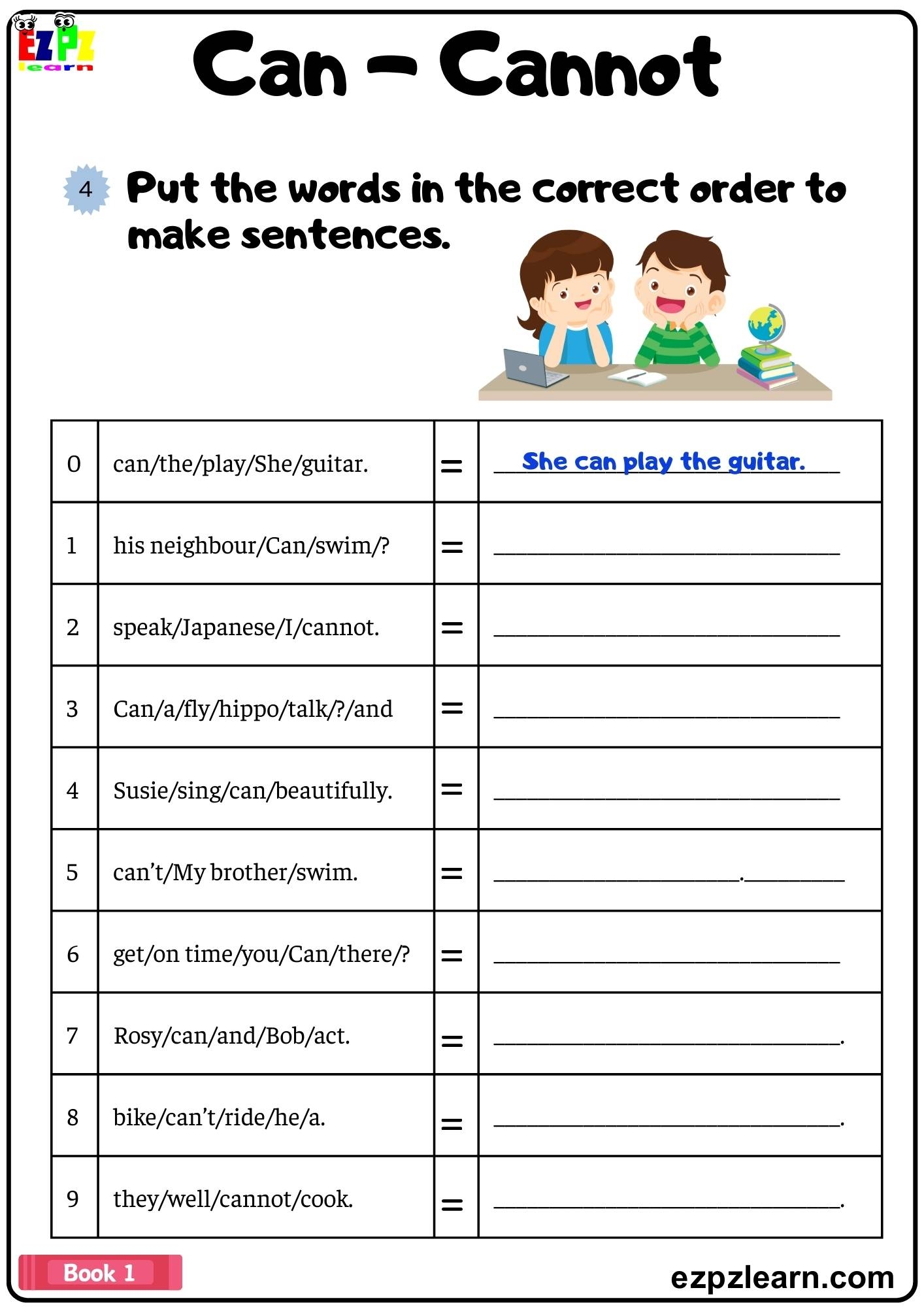 4th grade grammar worksheet pdf