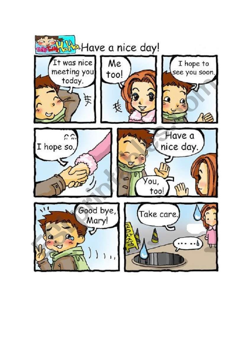 Cartoon English 3pages ESL Worksheet By Rjm1203