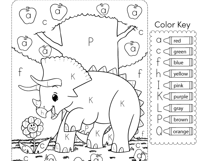 Color By Letter Worksheet Free Printable Digital U0026 PDF