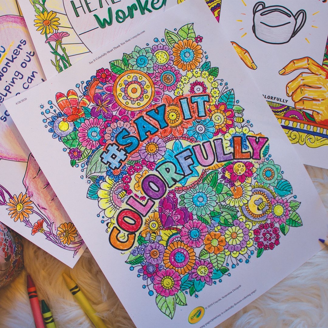 Coloring Pages Crayola Creativity Week