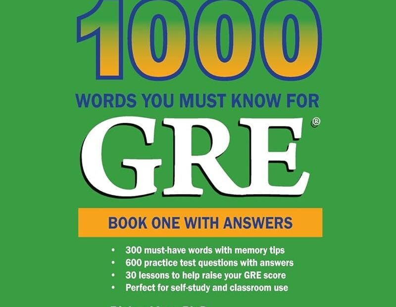 Columbia 1000 Words You Must Know For GRE Book One With Answers