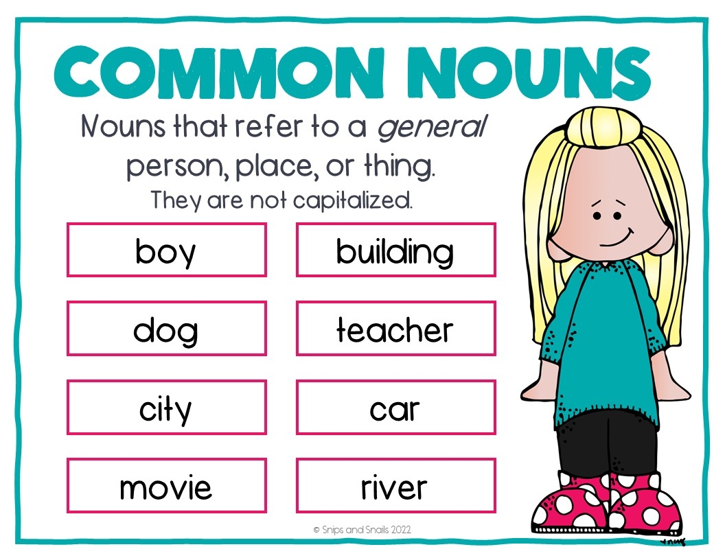 common and proper noun examples