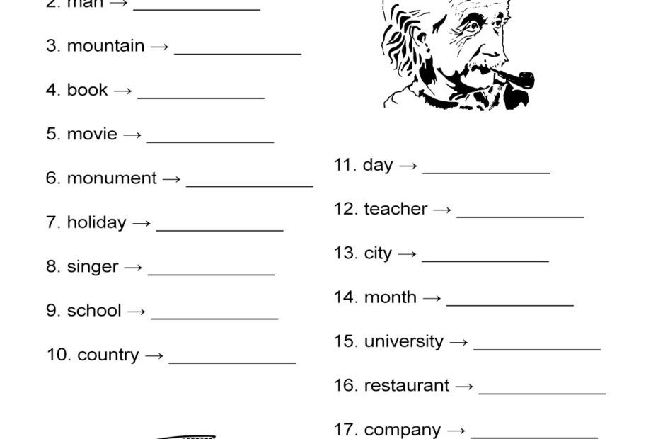 Common And Proper Nouns Worksheet ALL ESL