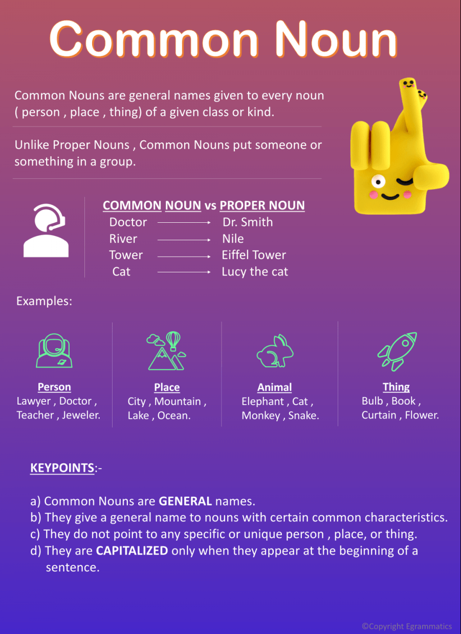 common noun examples