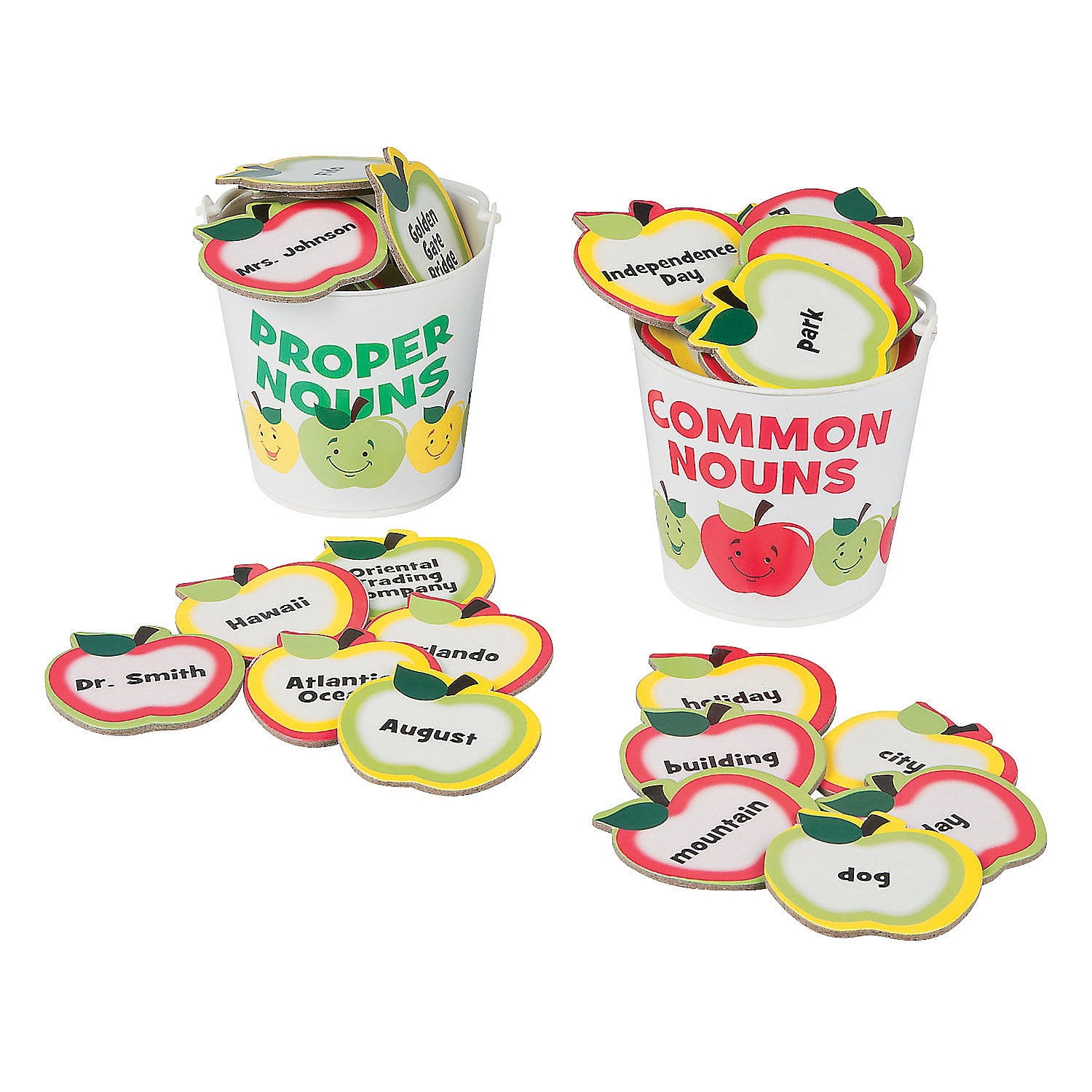 Common U0026 Proper Noun Sorting Game Educational 52 Pieces Walmart