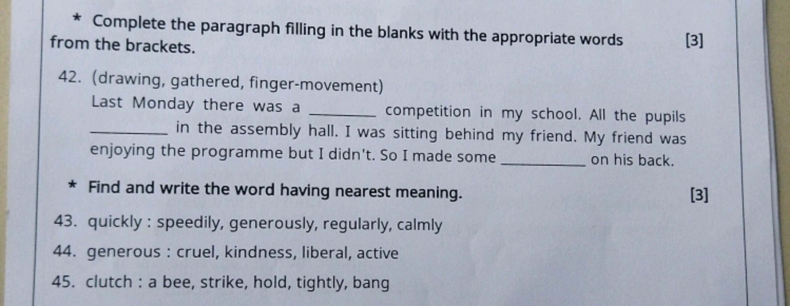 fill in the blank paragraphs